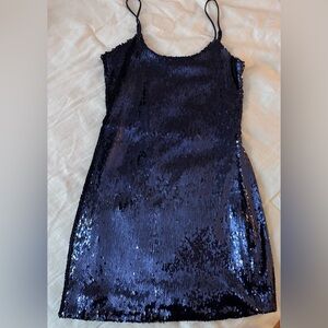 Lucy in the Sky Midnight Sequin Dress
